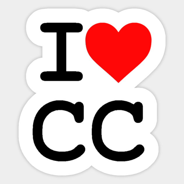 I love CC Sabathia Design Sticker by Bleeding Yankee Blue